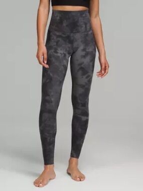 lululemon athletica High-Rise Dark Gray Marble Leggings